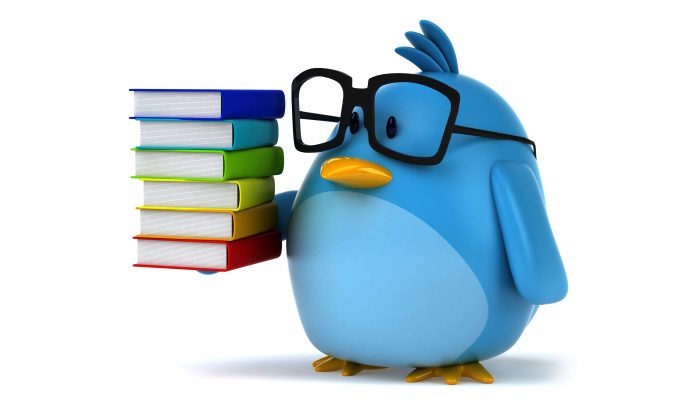 Blue-bird-with-glasses-and-books