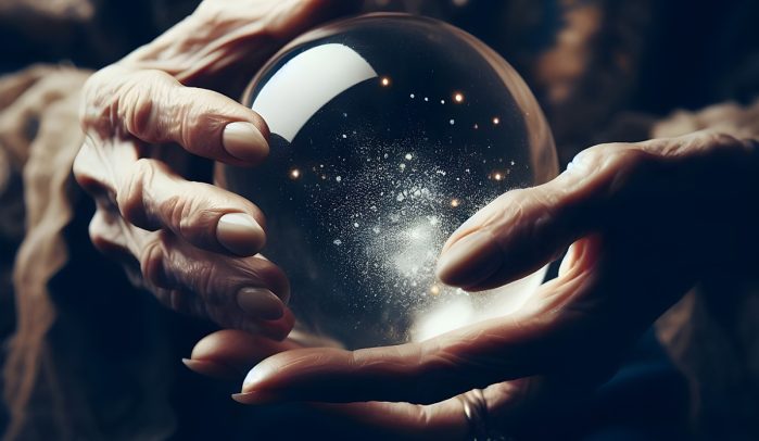 Hands-of-elderly-woman-holding-crystal-ball