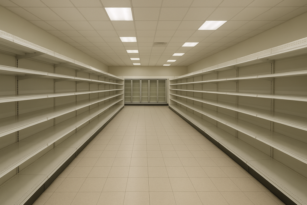 Empty-shop-with-empty-shelves